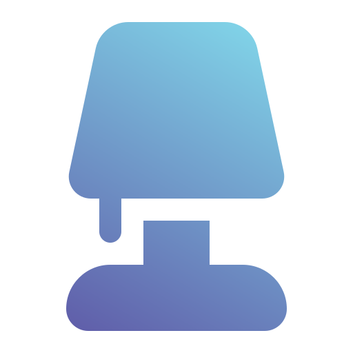 lámpara de mesa icono gratis