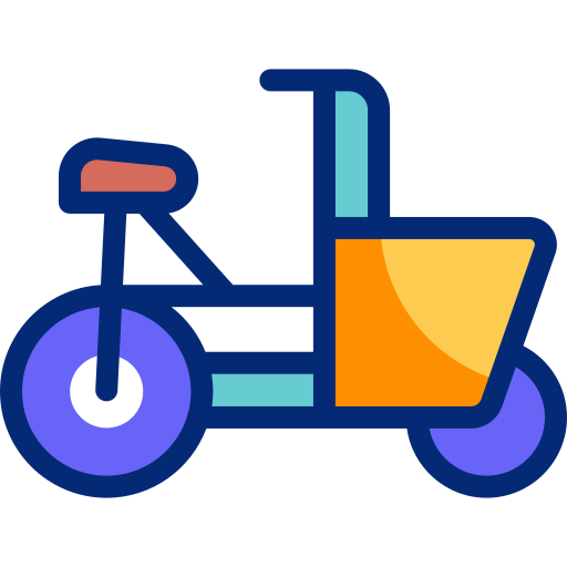 vélo cargo Icône gratuit vélo cargo Icône gratuit