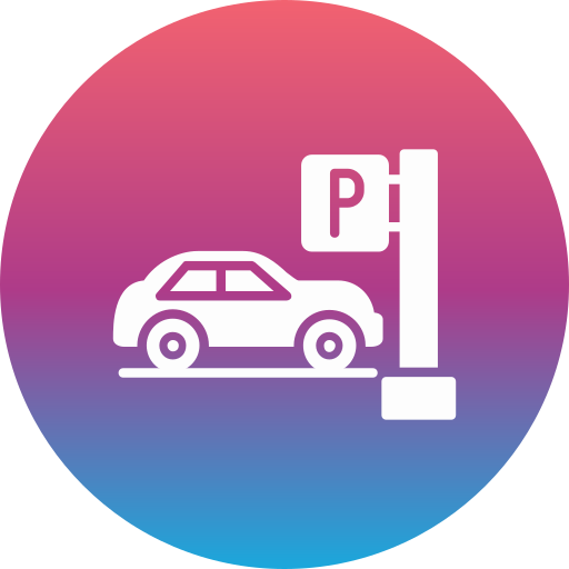 aparcamiento de coches icono gratis