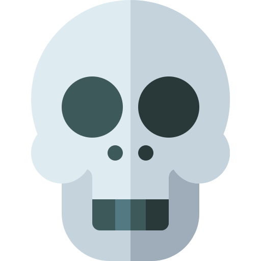 Skull Basic Rounded Flat icon