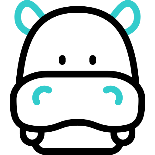 Бегемот бесплатно иконка Бегемот бесплатно иконка