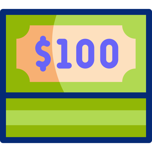 billet de 100 dollars Icône gratuit