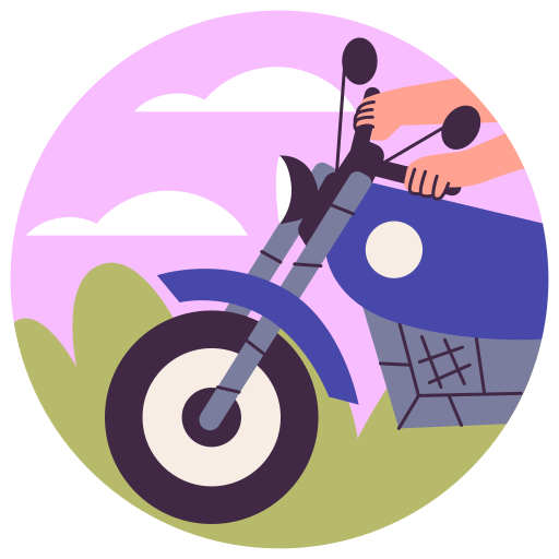 Motorcycle free sticker