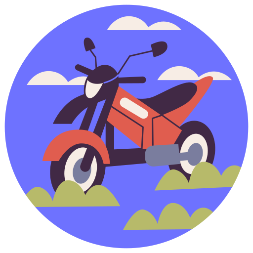Motorcycle free sticker