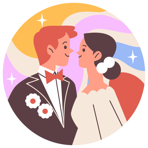 boda gratis sticker