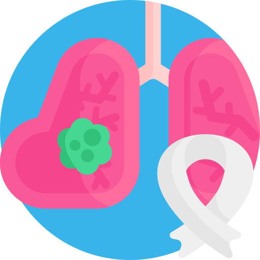 cáncer de pulmón icono gratis