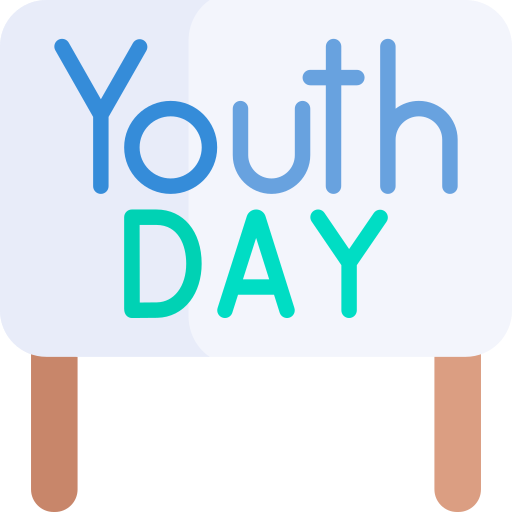 día de la juventud icono gratis