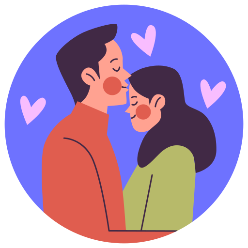 Kisses Stickers - Free valentines day Stickers