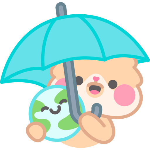 Umbrella Stickers - Free ecology and environment Stickers