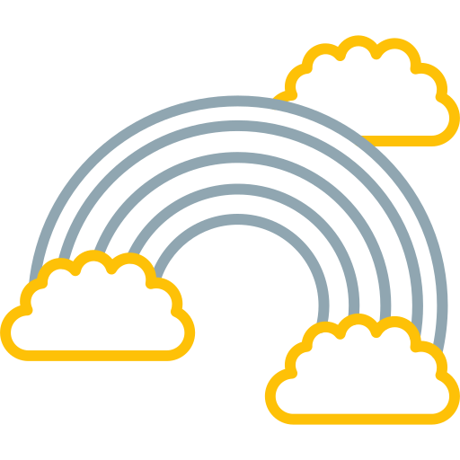 arcoíris icono gratis