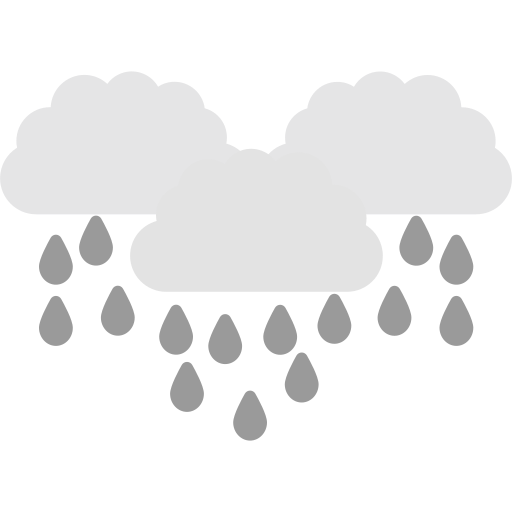 lluvioso icono gratis