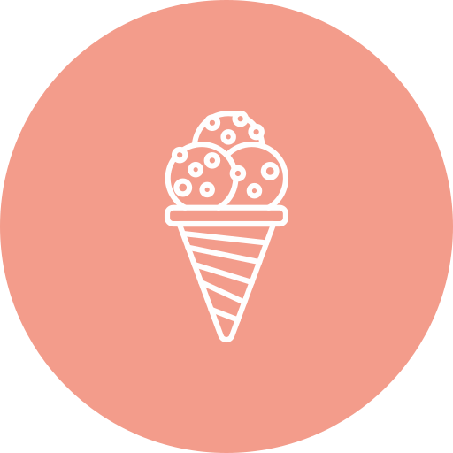 cucurucho de helado icono gratis