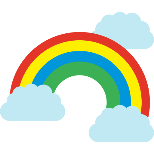 arcoíris icono gratis