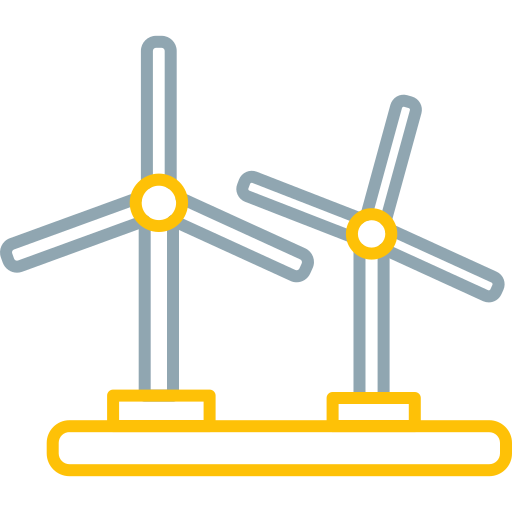 turbina eólica icono gratis