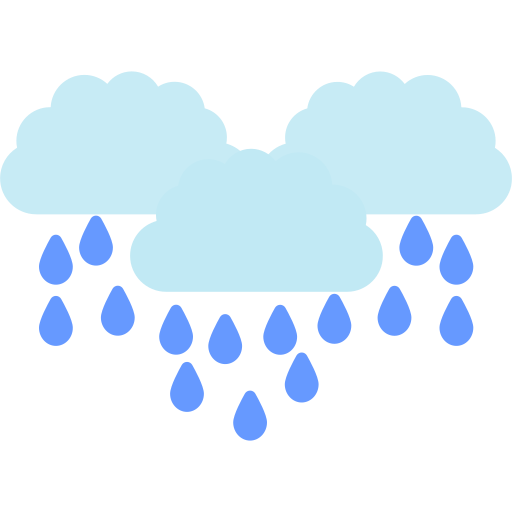 lluvioso icono gratis
