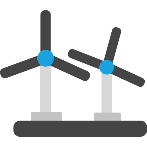turbina eólica icono gratis
