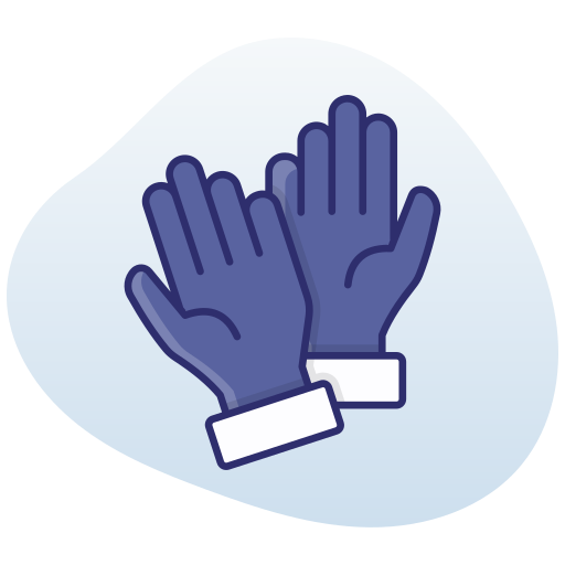 guantes icono gratis
