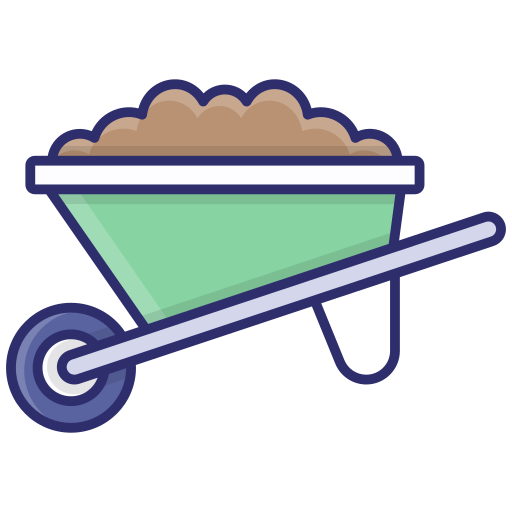 Wheelbarrow free icon