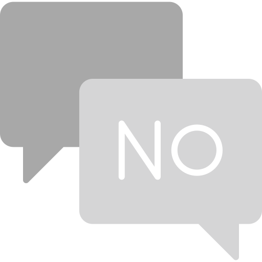 Say no free icon Say no free icon
