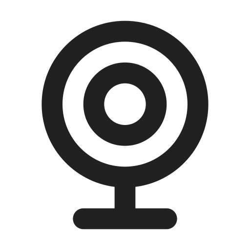 cámara web icono gratis