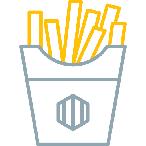 Картошка фри бесплатно иконка Картошка фри бесплатно иконка