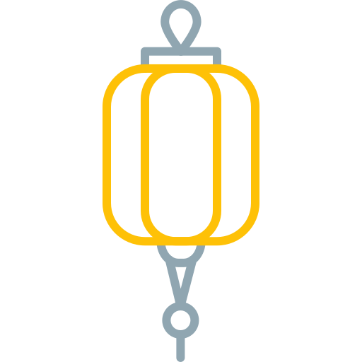 Бумажный фонарь бесплатно иконка Бумажный фонарь бесплатно иконка