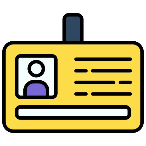 carteira de identidade grátis ícone