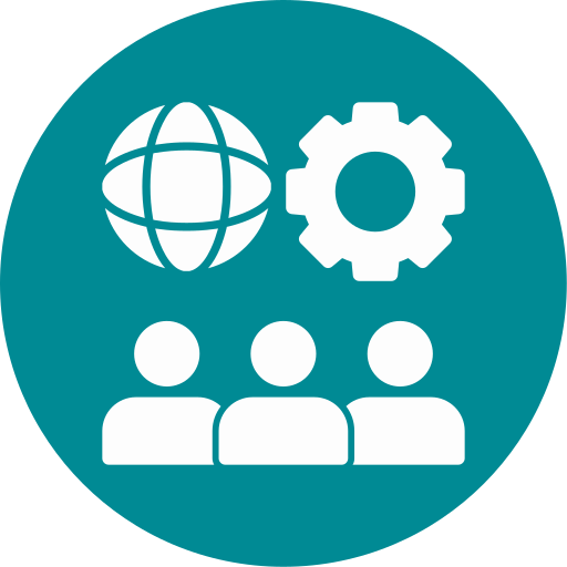 cultura de la empresa icono gratis