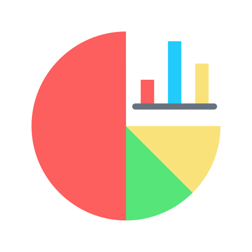 análisis de gráficos circulares icono gratis