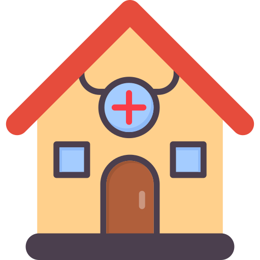 casa de retiro icono gratis