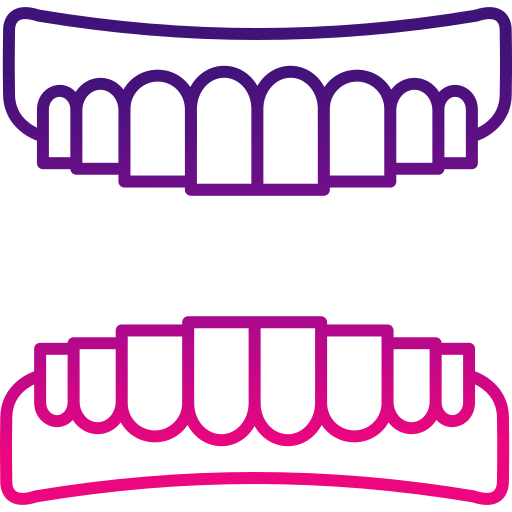 dentadura postiza icono gratis