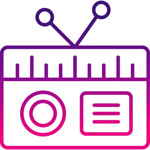 estación de radio icono gratis