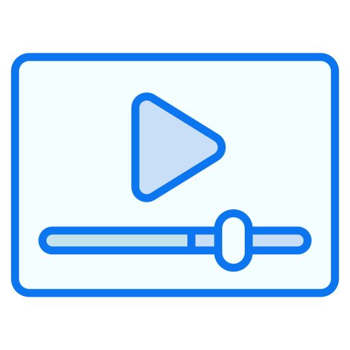 reproductor de video icono gratis