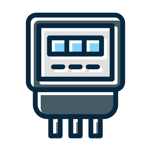 medidor de electricidad icono gratis