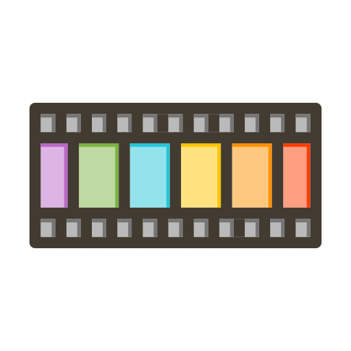 tira de película icono gratis