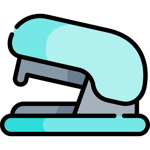 Stapler Kawaii Lineal color icon