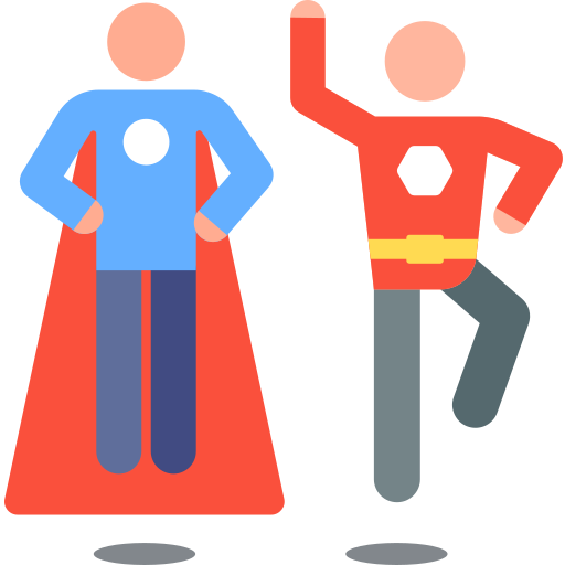 Superhero Pictograms Colour icon