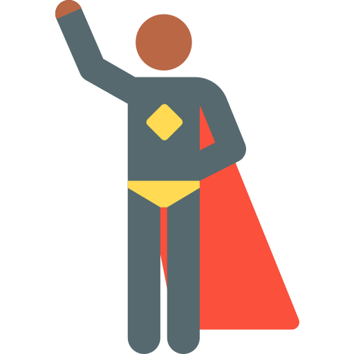 Superhero Pictograms Colour icon