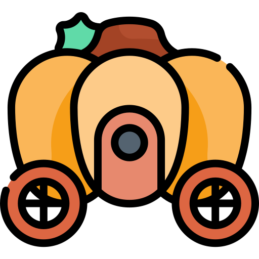 Pumpkin Kawaii Lineal color icon