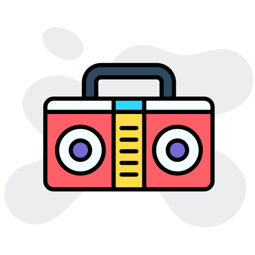 boombox icono gratis