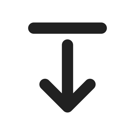 pfeil nach unten kostenlos Icon