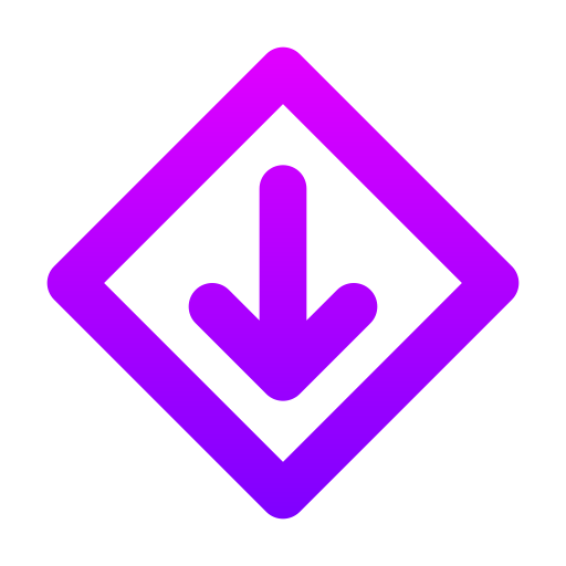 flecha hacia abajo icono gratis