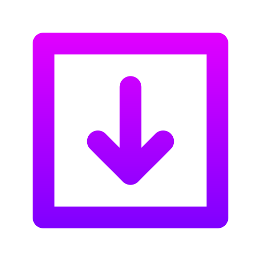 pfeil nach unten kostenlos Icon