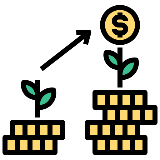 Инвестиции бесплатно иконка