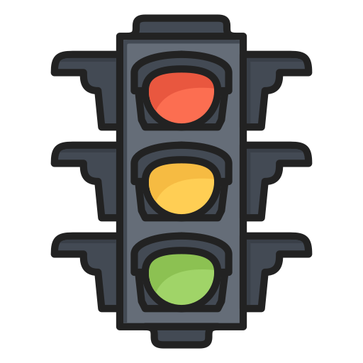 Traffic free icon