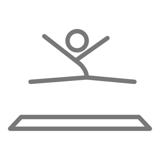 competencia de gimnasia icono gratis