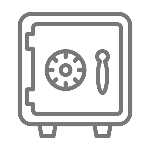 caja fuerte de seguridad icono gratis