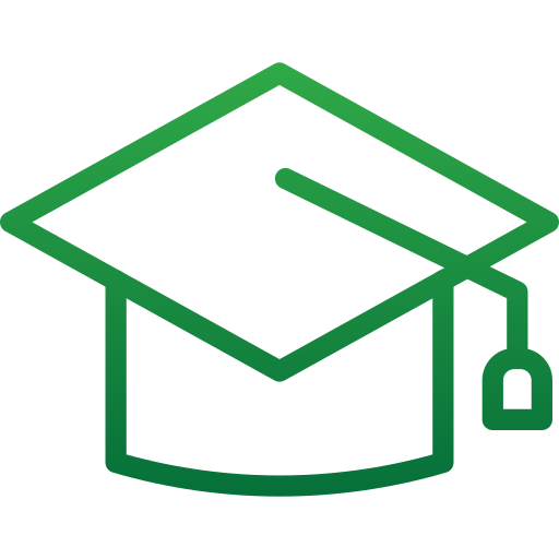 chapéu de graduação grátis ícone