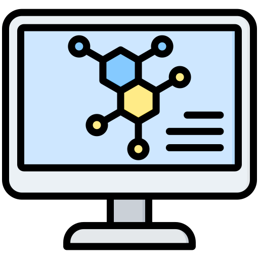 ciencias de la computación icono gratis