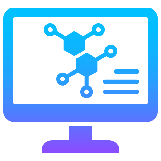 ciencias de la computación icono gratis